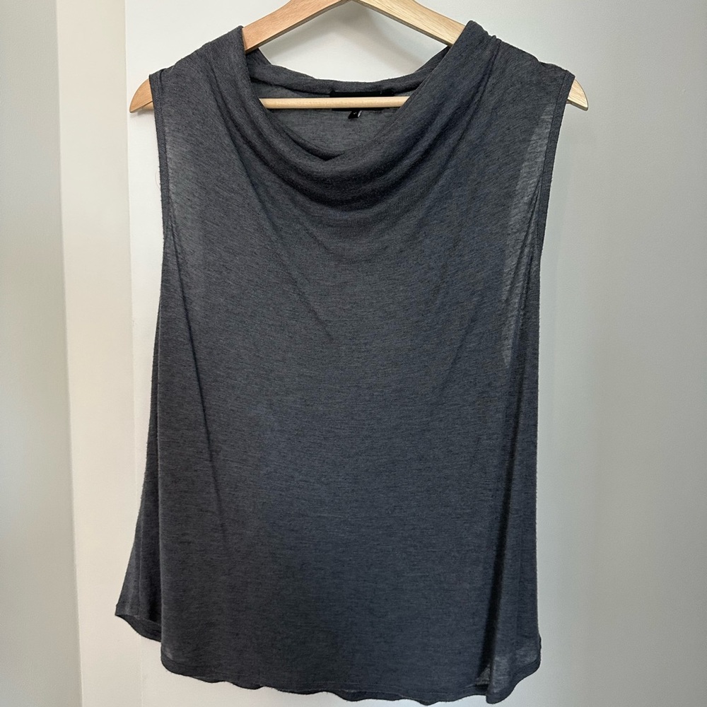 Theory Sleeveless Cowl Neck Top